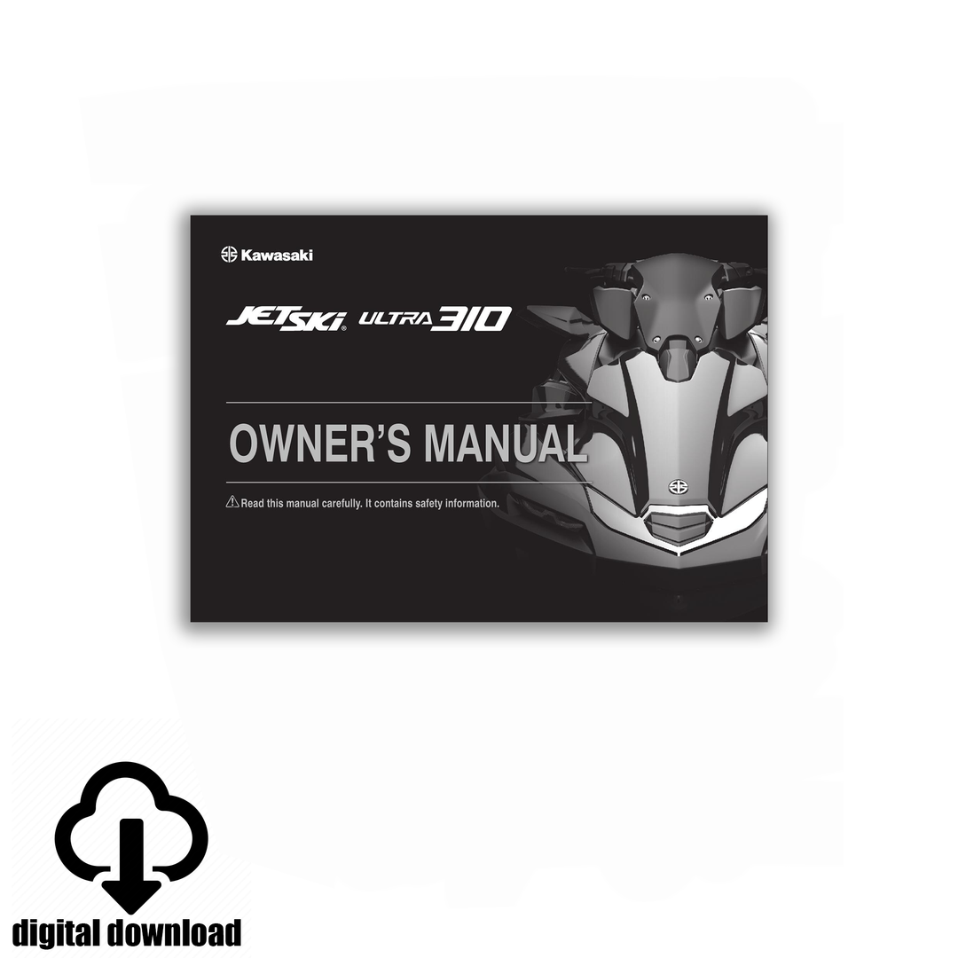 2022-2024 Kawasaki Ultra 310X, LX-S, LX Owners Manual - Digital download