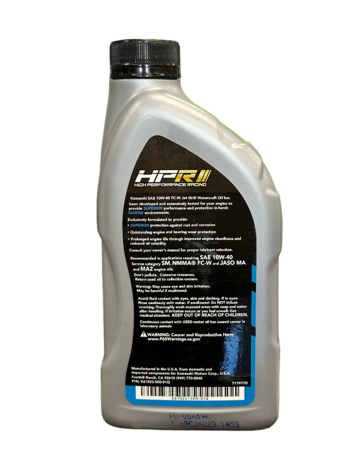 Kawasaki SAE 10W-40 4 stroke oil