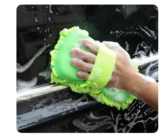 Premium scratch-free microfibre wash pad