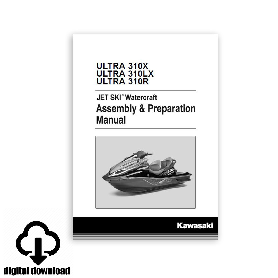 2014-2021 Kawasaki Ultra 310X, R, LX Assembly Manual - Digital download