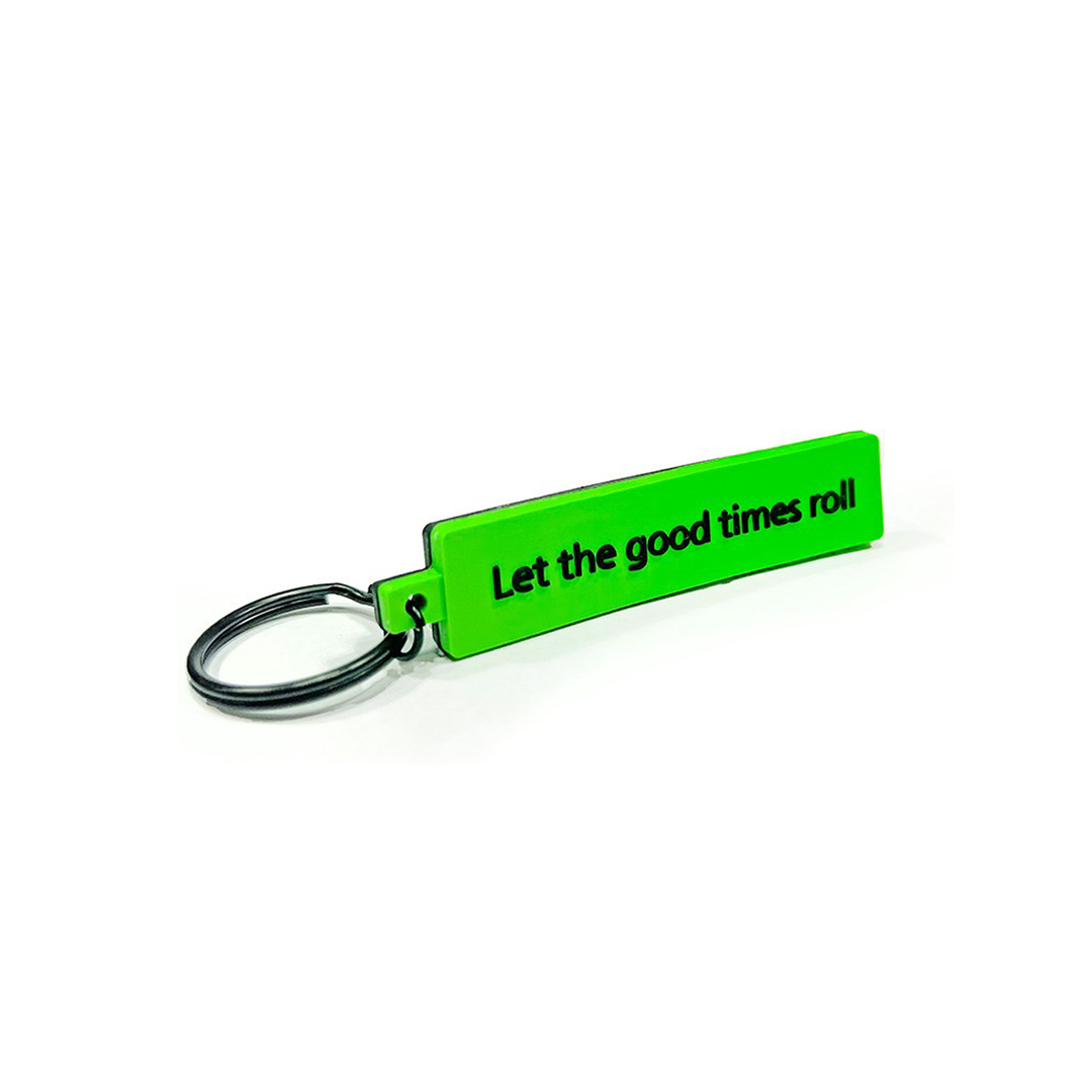 Genuine Kawasaki River Mark Rubber Keyring