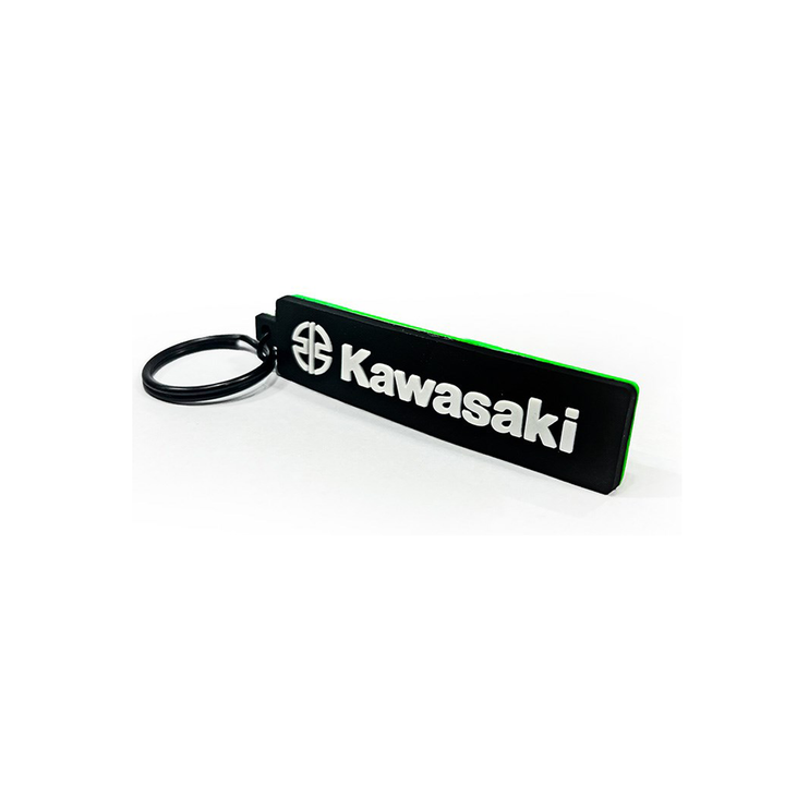 Genuine Kawasaki River Mark Rubber Keyring