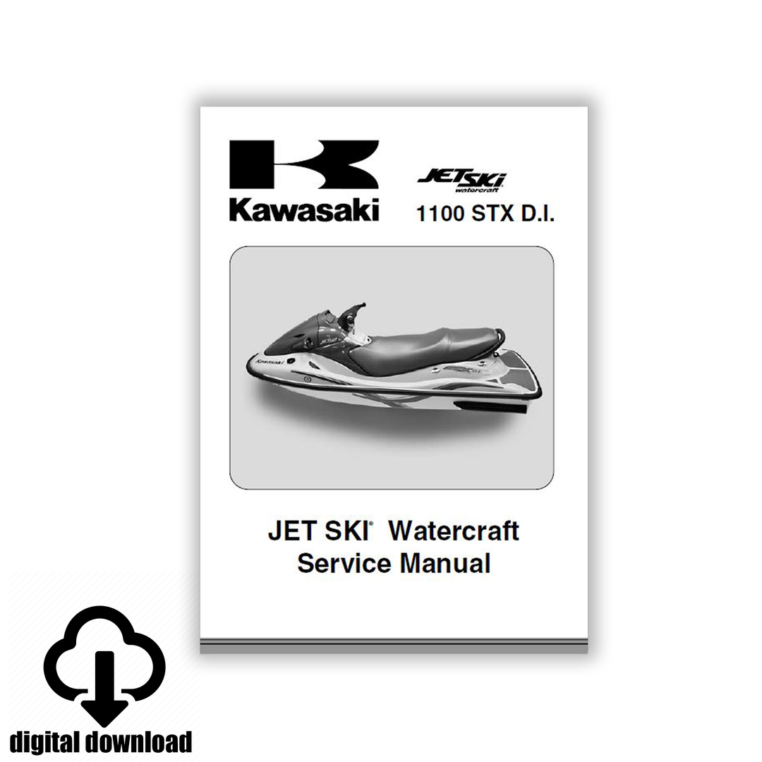 2001-2003 Kawasaki 1100 STX DI Service / Workshop Manual - Digital