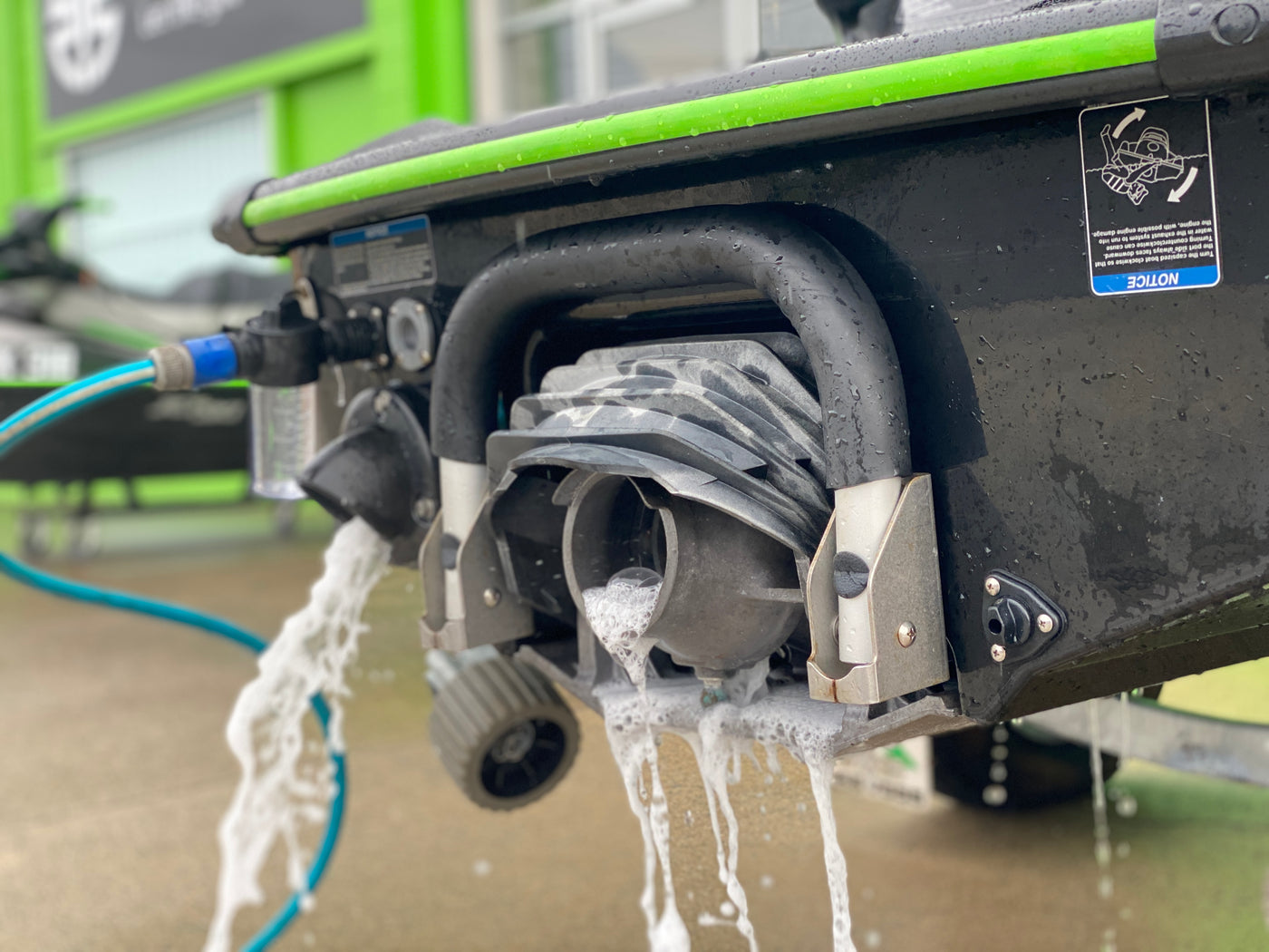 Jetski Wash & Flush Package Brisbane Kawasaki & Kspeed